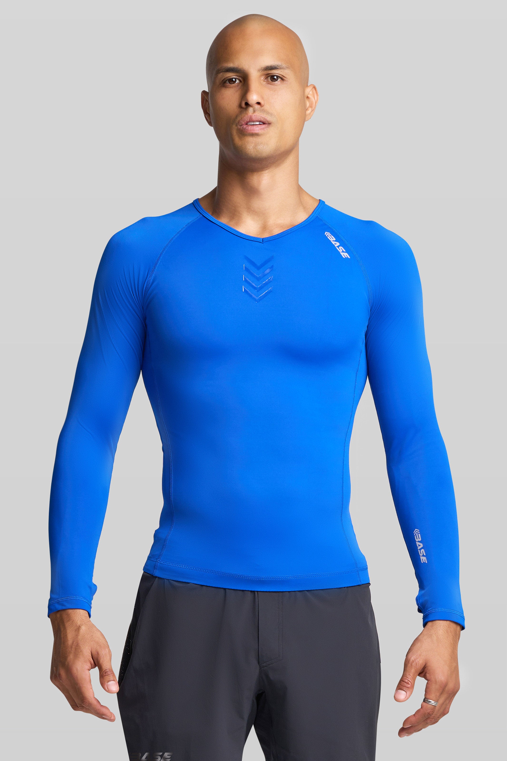 Supplier 4 Long Sleeve Tee - Men XS/YTH BASE Men's Long Sleeve Compression Tee - Royal