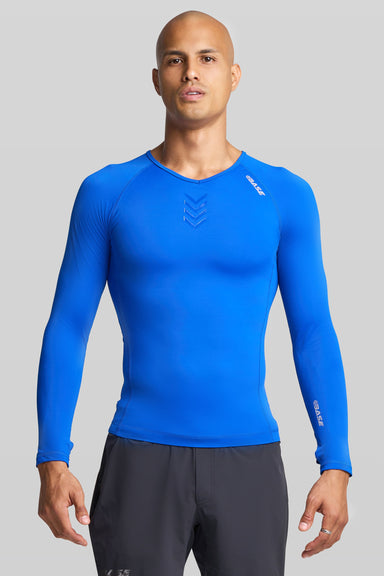 Supplier 4 Long Sleeve Tee - Men XS/YTH BASE Men's Long Sleeve Compression Tee - Royal