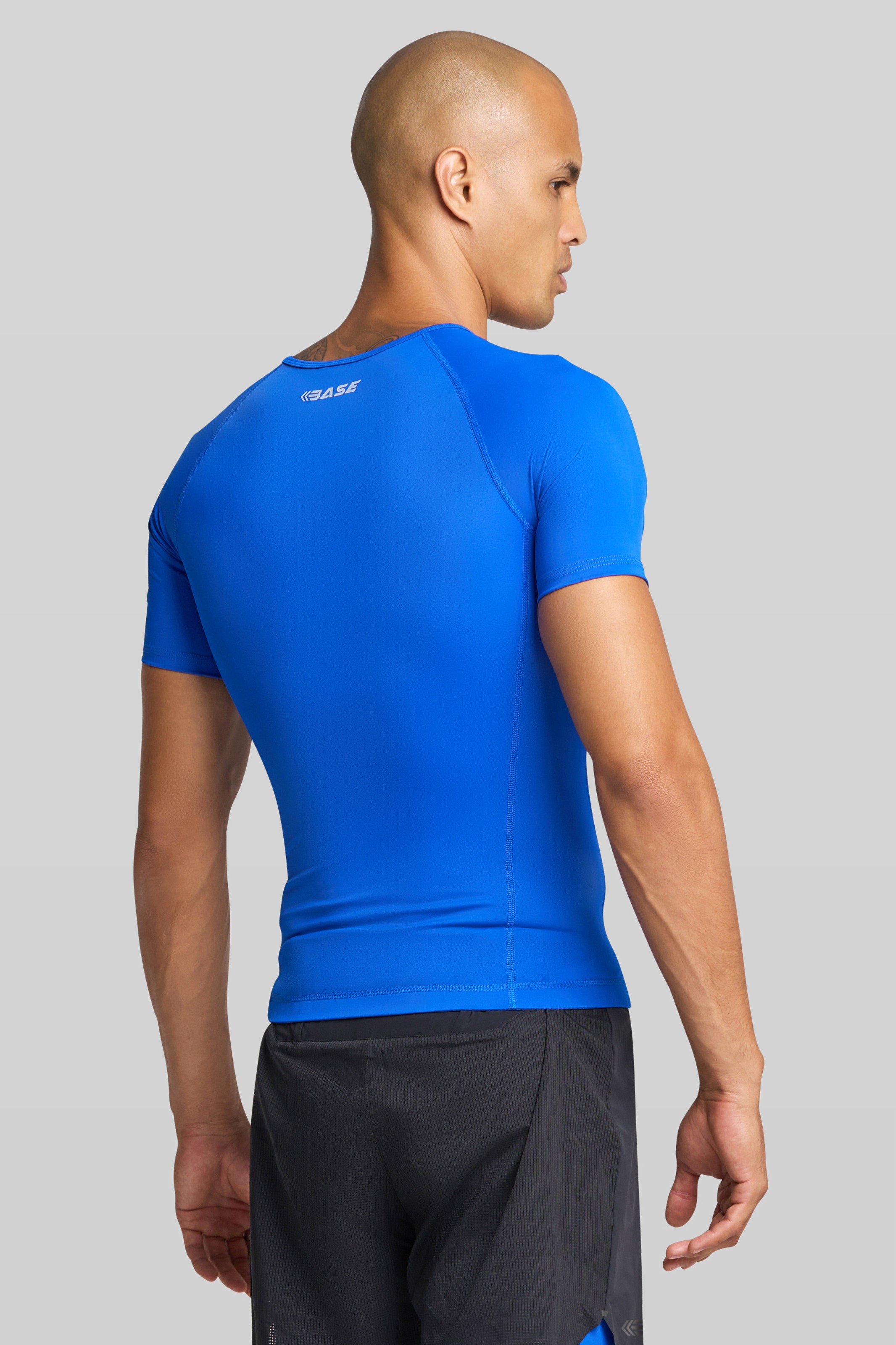 Supplier 4 Tee BASE Men's Short Sleeve Compression Tee - Royal