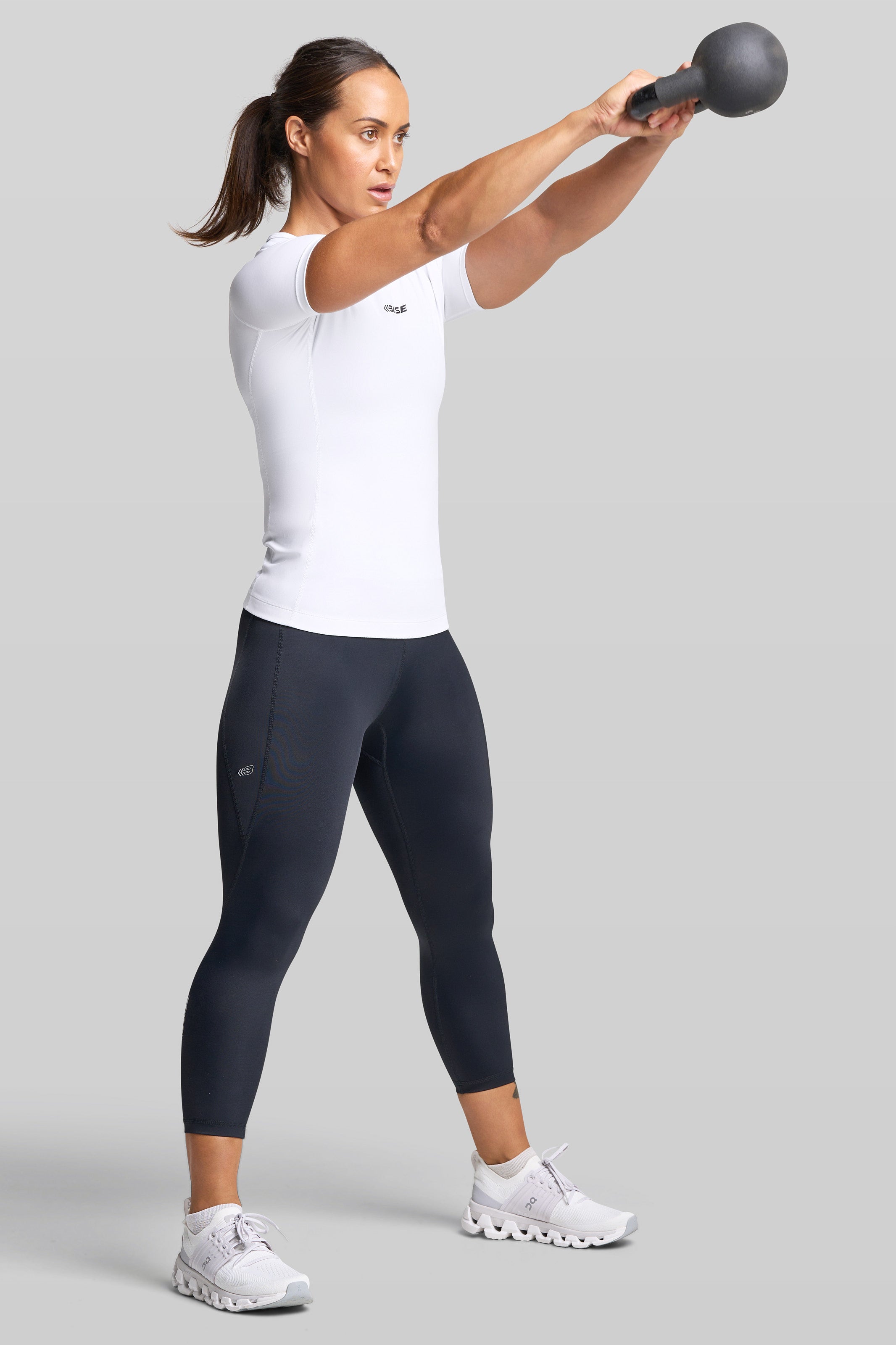 Supplier 4 Tee BASE Women's Short Sleeve Compression Tee - White