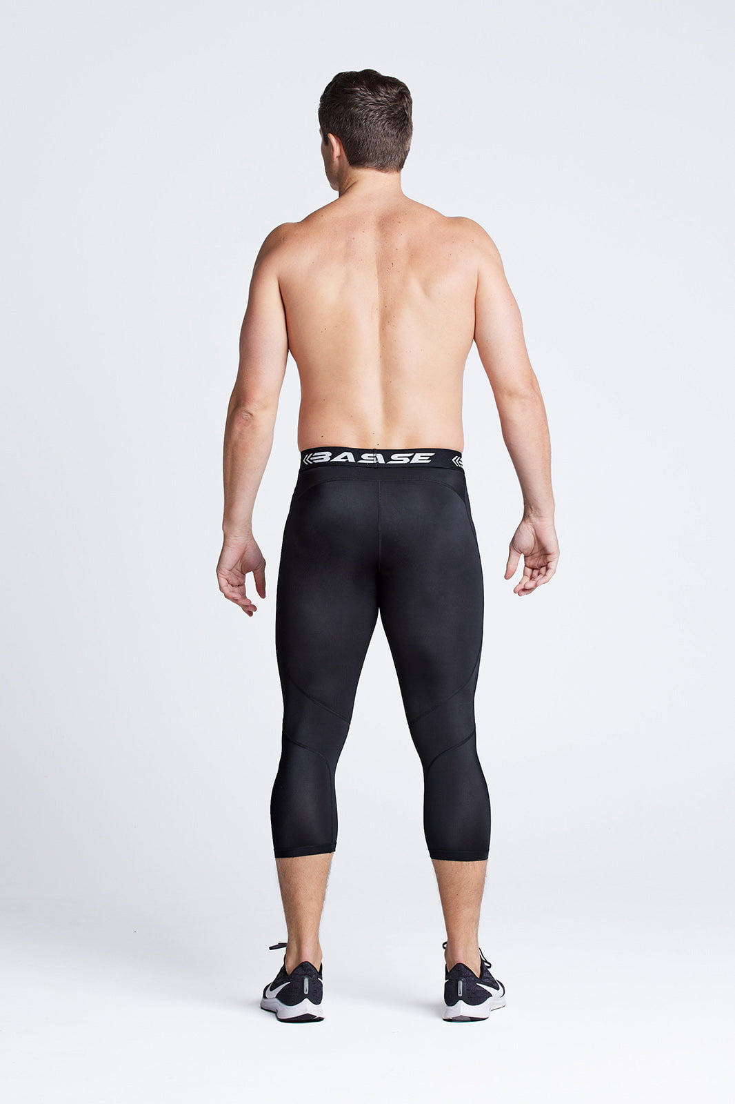 Supplier 4 Tight BASE Men's 3/4 Court Compression Tights - Black