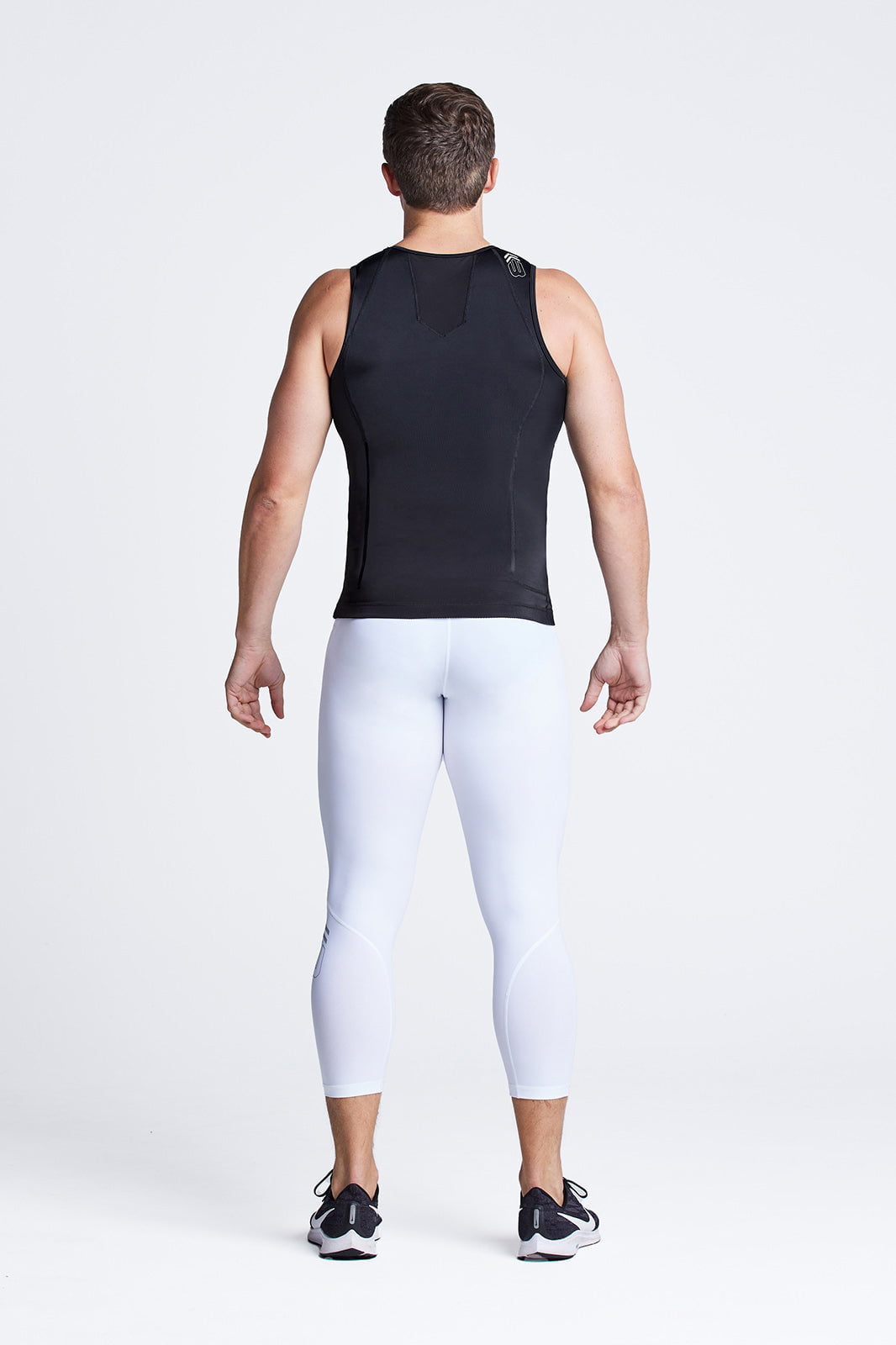 Supplier 4 Tight BASE Men's 3/4 Court Compression Tights - White