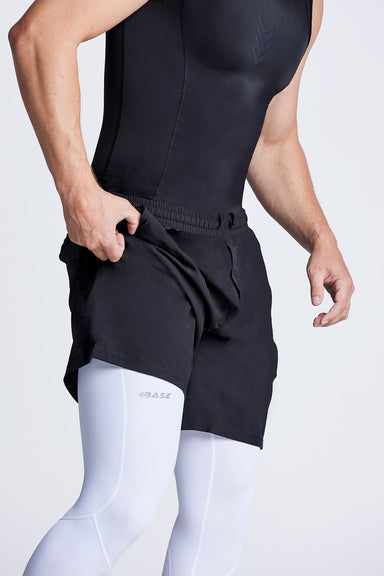 Supplier 4 Tight BASE Men's 3/4 Court Compression Tights - White