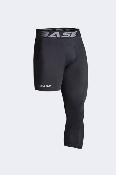 Supplier 4 Tight BASE Men's Adapted 3/4 Tights - Black (Right leg short)