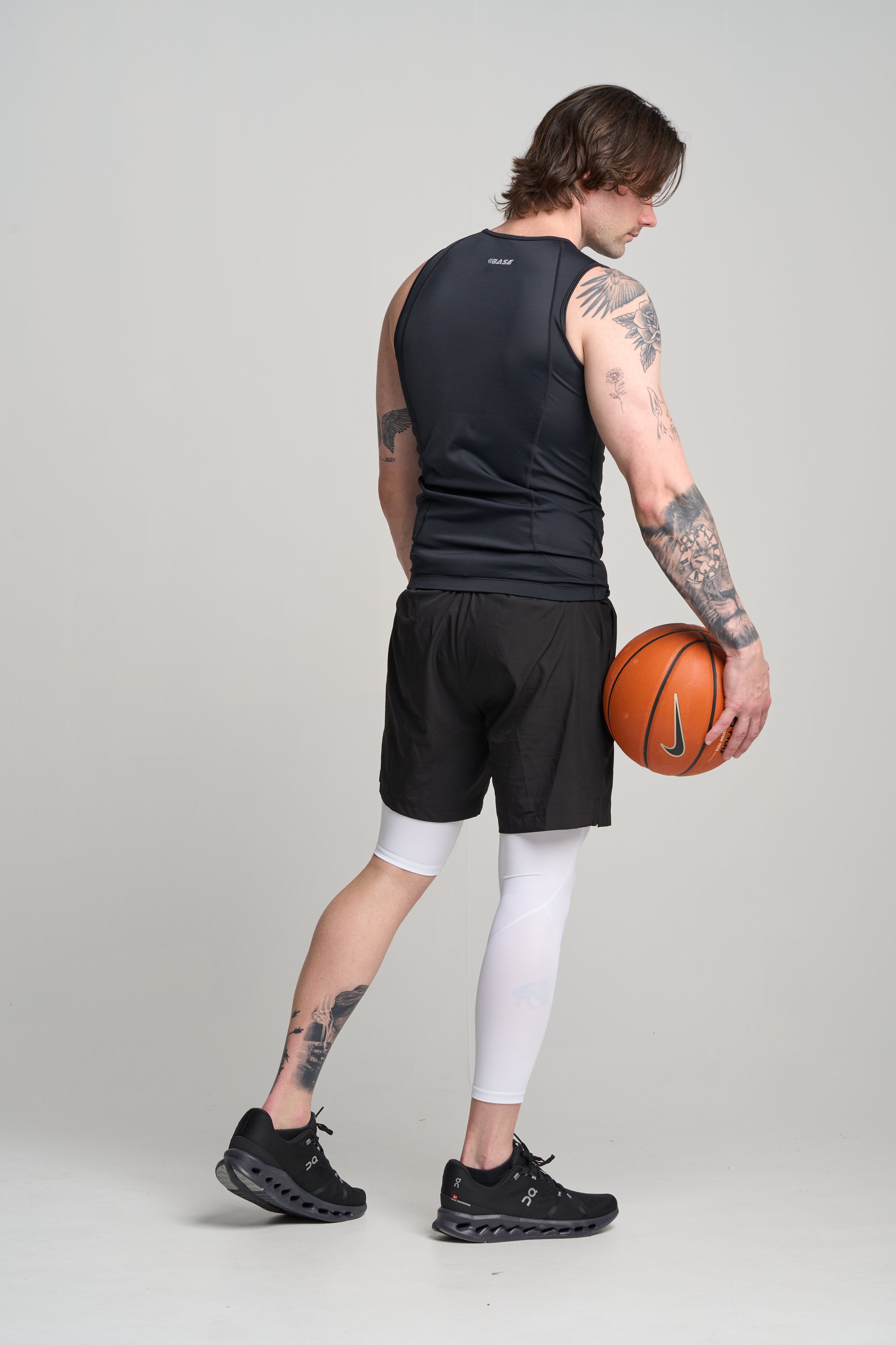 Supplier 4 Tight BASE Men's Adapted 3/4 Tights - White (Left leg short)