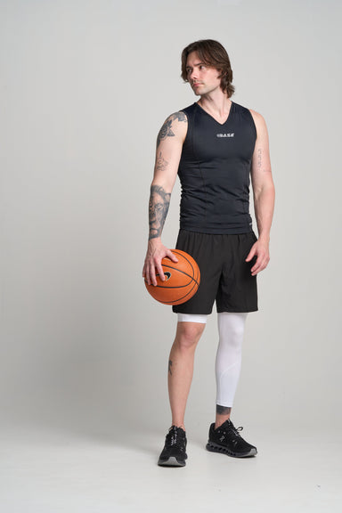 Supplier 4 Tight BASE Men's Adapted 3/4 Tights - White (Right leg short)