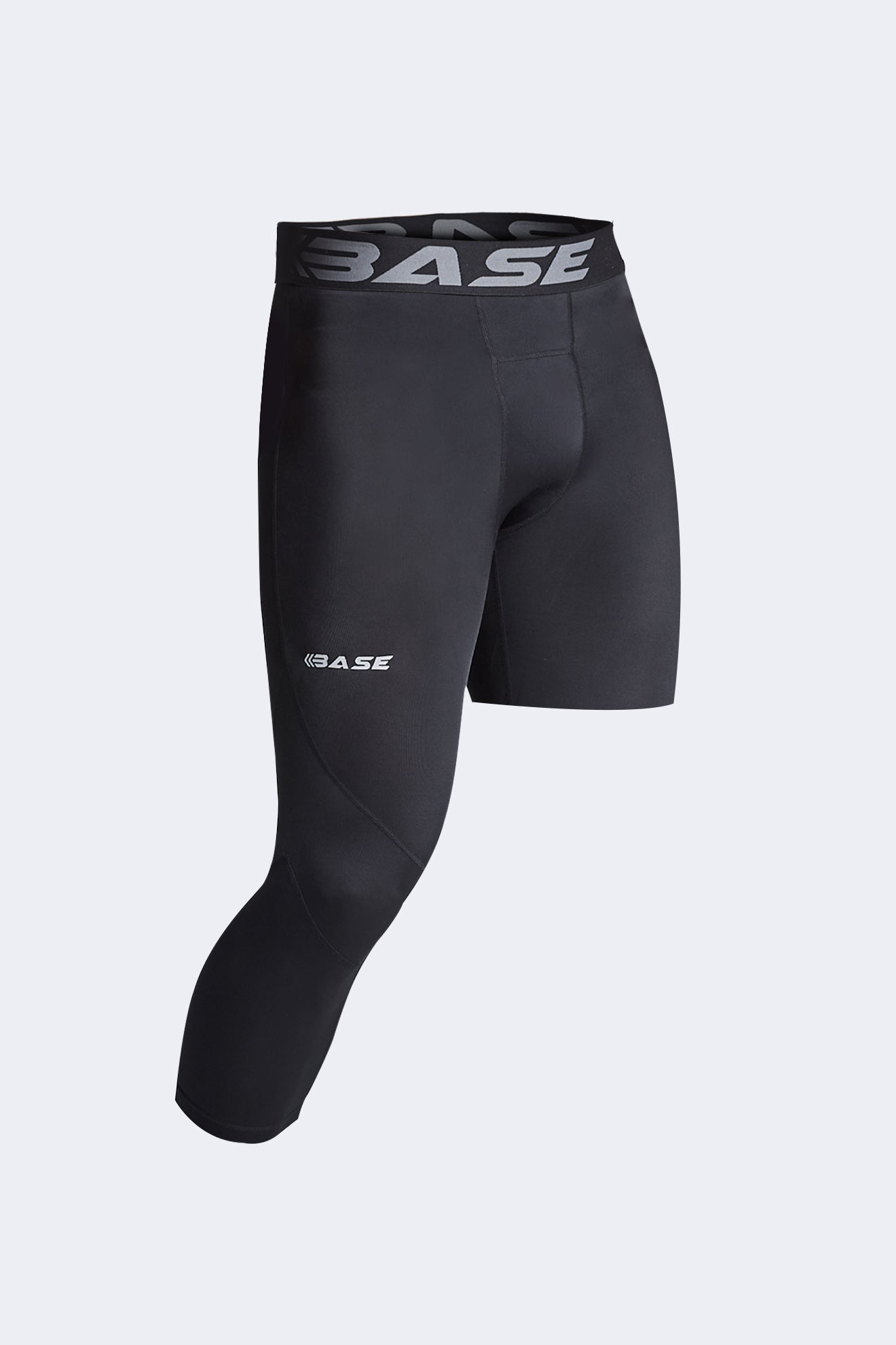 Supplier 4 Tight XS BASE Men's Adapted 3/4 Tights - Black (Left leg short)
