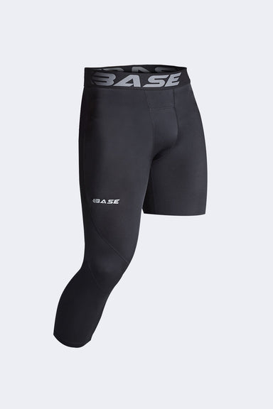 Supplier 4 Tight XS BASE Men's Adapted 3/4 Tights - Black (Left leg short)