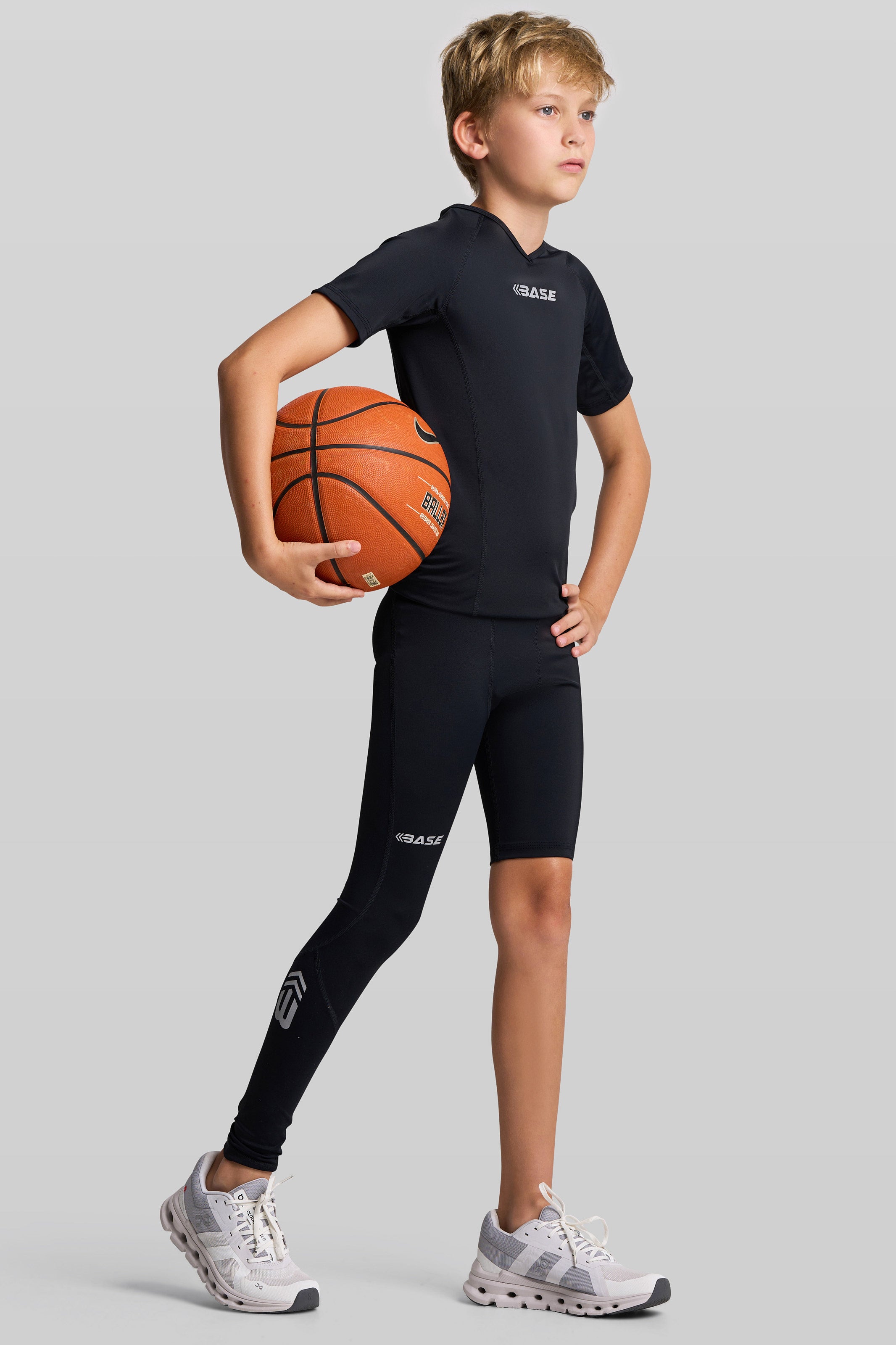Supplier 4 Tights BASE Boys Adapted Compression Tights (Left Leg Short)