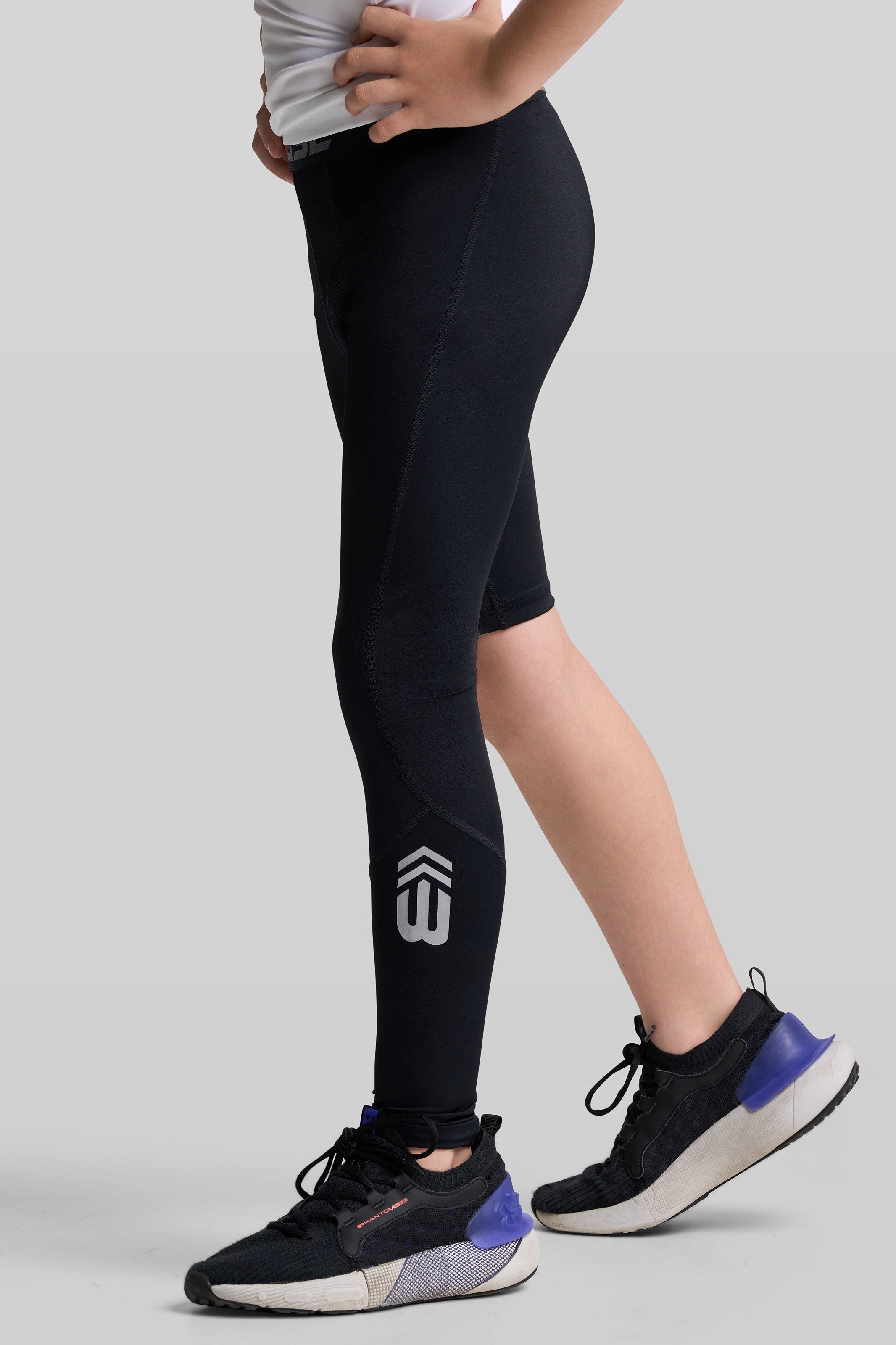 Supplier 4 Tights BASE Boys Adapted Compression Tights (Right Leg Short)