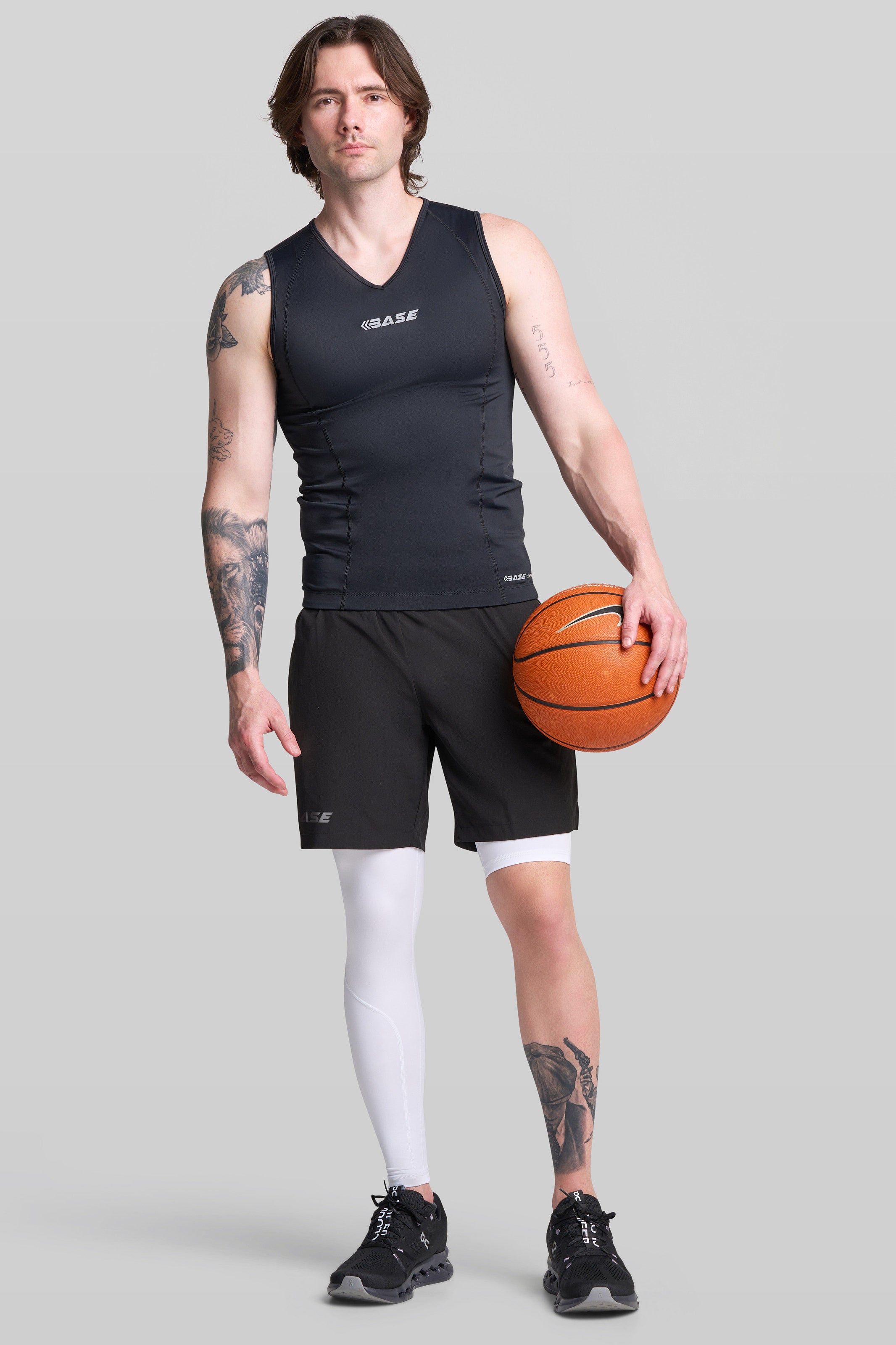 Supplier 4 Tights BASE Men's Adapted Compression Tights (Left leg short)