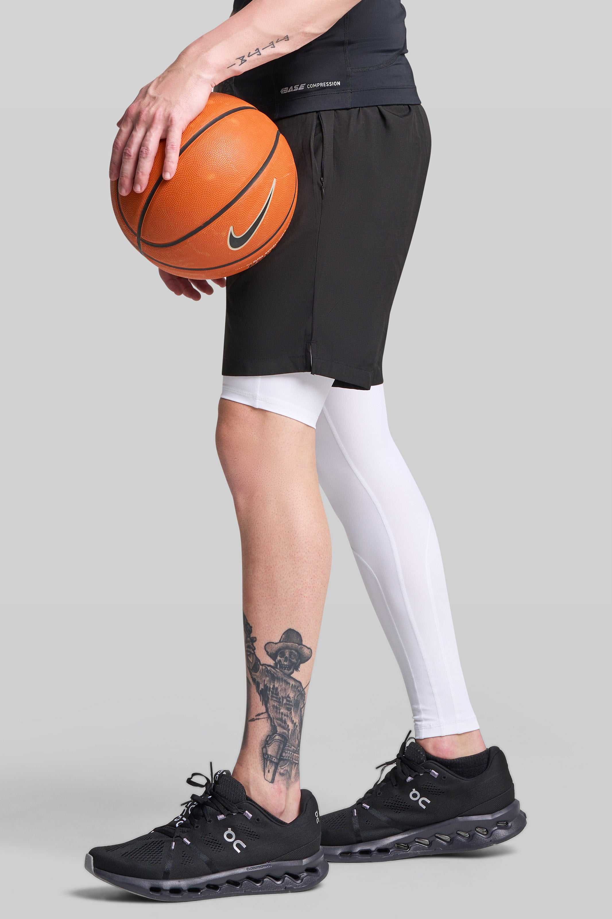 Supplier 4 Tights BASE Men's Adapted Compression Tights (Left leg short)