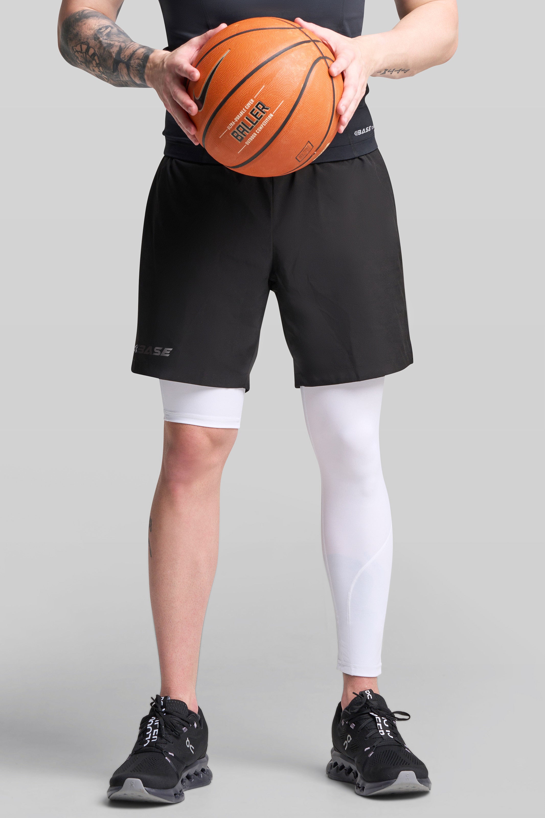 Supplier 4 Tights BASE Men's Adapted Compression Tights (Right leg short)