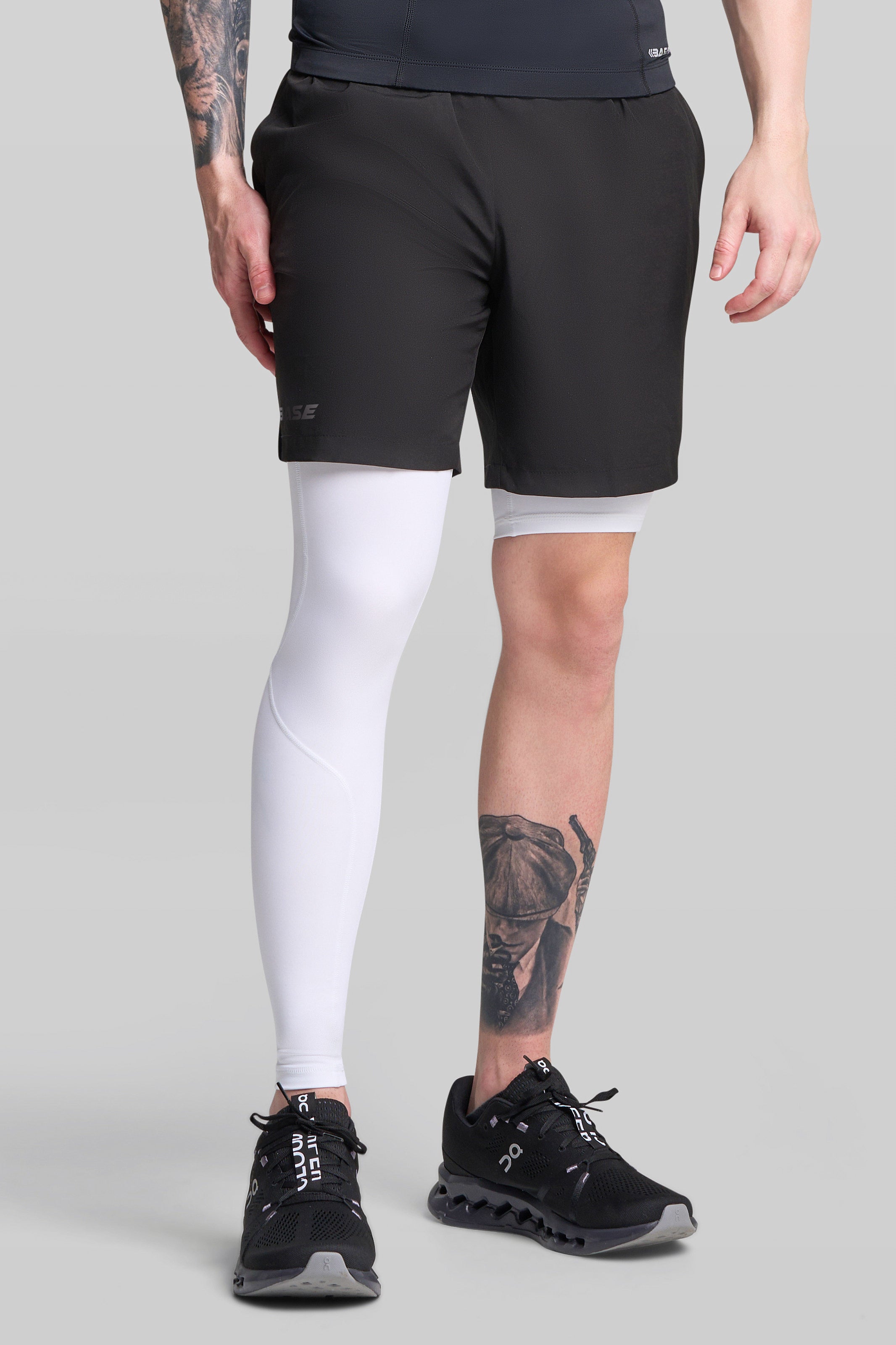 Supplier 4 Tights S BASE Men's Adapted Compression Tights (Left leg short)