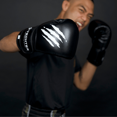 Vechter Wear Kuya Boxing 12oz Gloves Black - JKC Collection