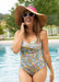www.lasculpte.com.au Chlorine Resistant One Piece Swimsuit Tropical Citrus