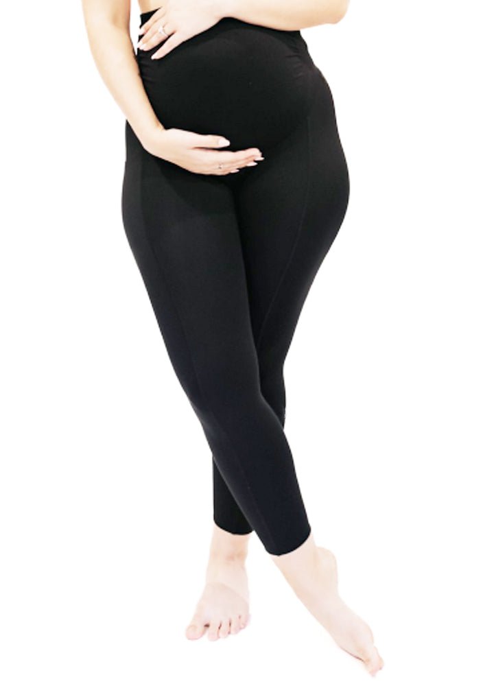 www.lasculpte.com.au Maternity Leggings with Pocket Full Length–Black
