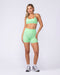 Everyday High Rise Midway Shorts - Lime Splice