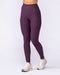 Zero Rise Rib Ankle Length Leggings - Cranberry
