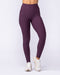 Zero Rise Rib Ankle Length Leggings - Cranberry