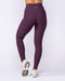 Zero Rise Rib Ankle Length Leggings - Cranberry