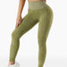 Baller Babe Leggings Camo Seamless Zebra Print High Waist Leggings-Herb Green