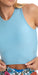 Carra Lee Active bra Powder Blue Eco Crop Top