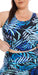 Carra Lee Active Crop Tops Tropical Palm Crop Top