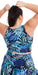Carra Lee Active Crop Tops Tropical Palm Crop Top