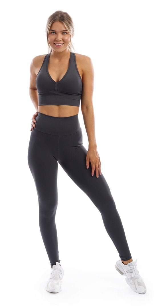 Carra Lee Active Leggings Liquorice Body Luxe Scrunch Bum Leggings