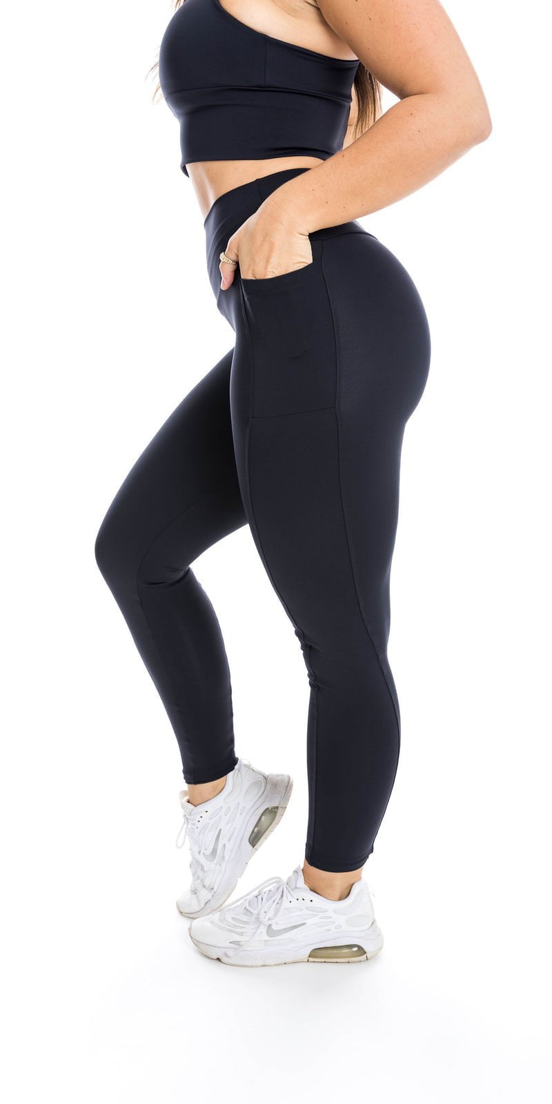 Carra Lee Active Leggings Midnight Body Luxe Ultra High Waist Leggings with Pockets