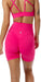 Carra Lee Active Shorts Candy Body Luxe Scrunch Bum Midi Shorts