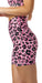 Carra Lee Active Shorts Candy Leopard Eco Scrunch Bum Midi Shorts