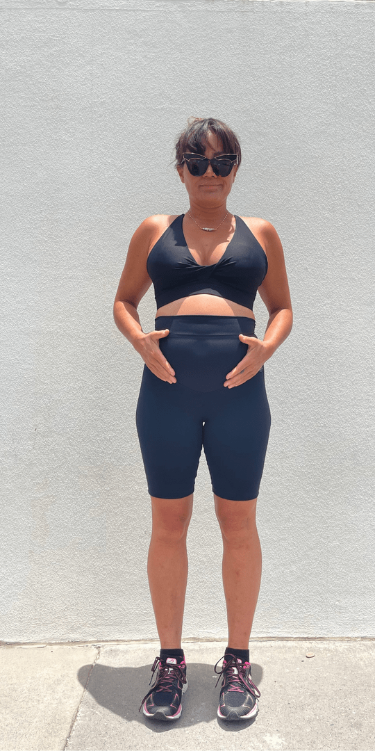 Carra Lee Active Shorts Midnight Maternity Biker Shorts