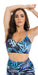Carra Lee Active Sports Bras Tropical Palm Momentum Bra