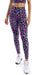 Carra Lee Active Tights Pink Leopard Eco Ultra High Waist Leggings