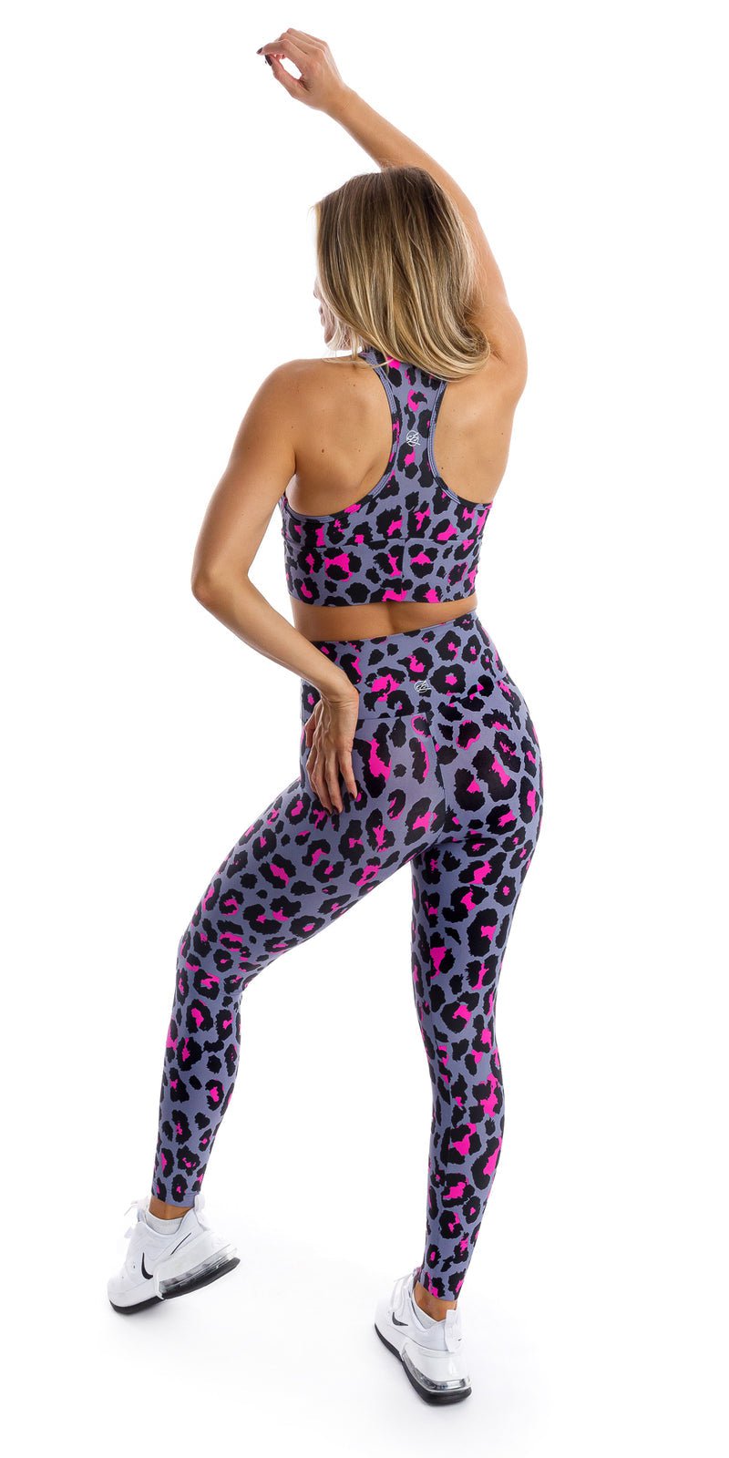 Carra Lee Active Tights Pink Leopard Eco Ultra High Waist Leggings
