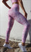 Carra Lee Active Tights Pink Snake Eco Ultra High Waist Leggings