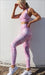 Carra Lee Active Tights Pink Snake Eco Ultra High Waist Leggings