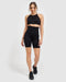 Core Trainer Activewear Core Trainer High Waisted Shape Wear Midi Shorts Black