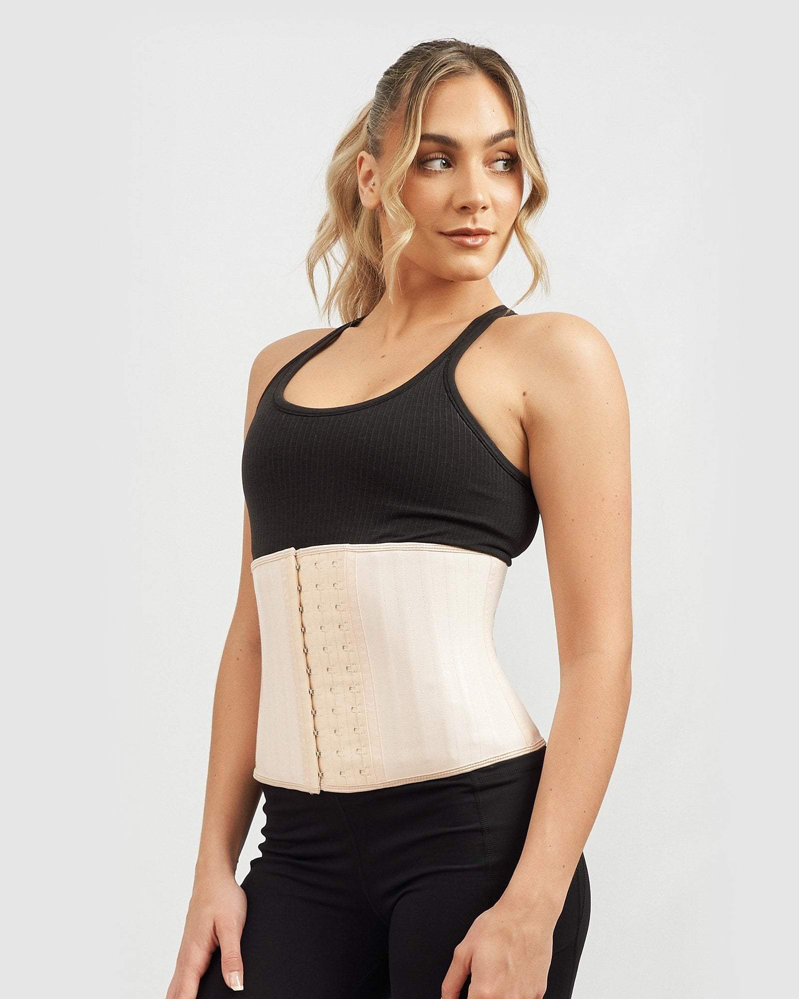 Core Trainer Waist trainer Core Trainer Short Supreme 25 Flexi Steel Boned Nude