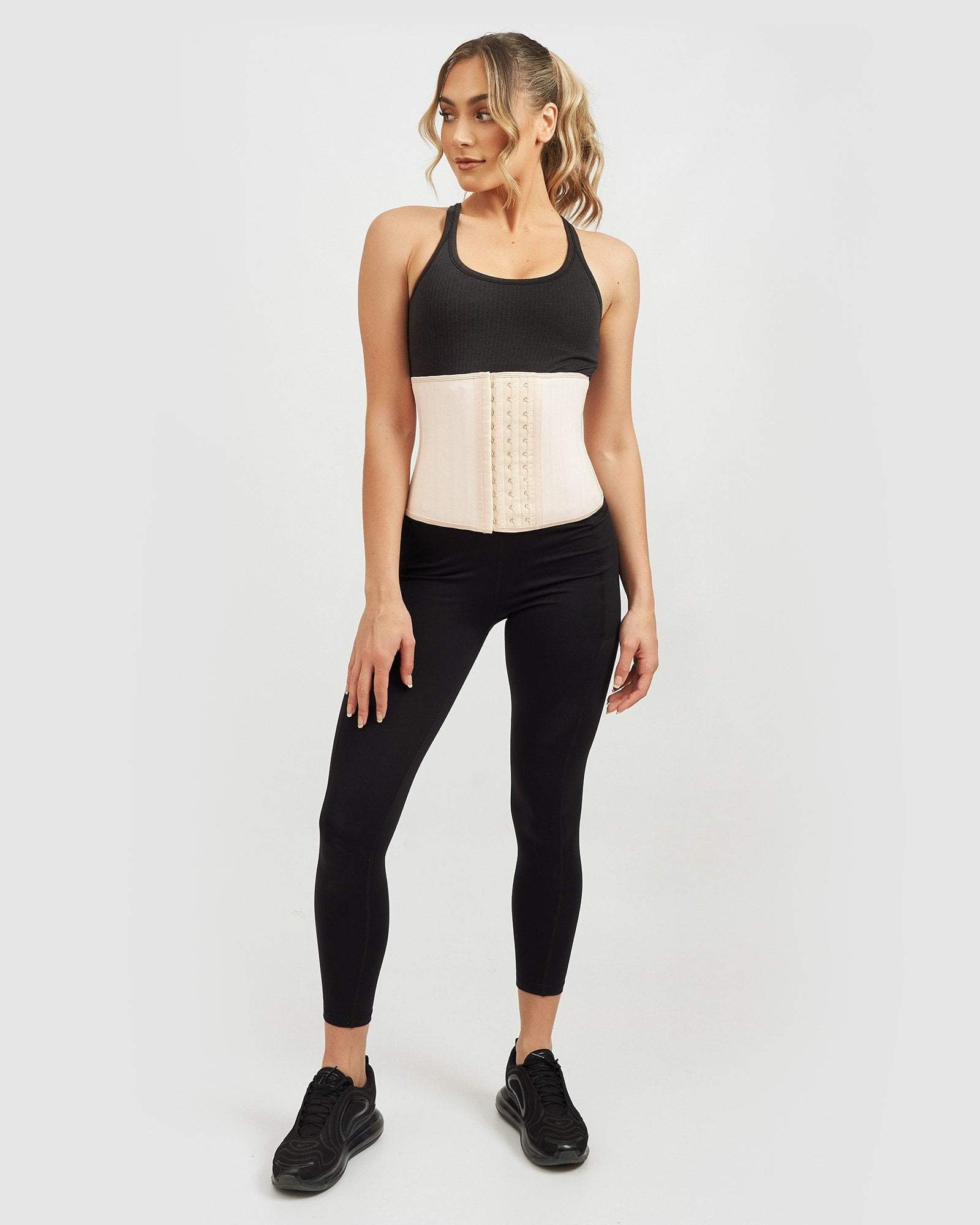 Core Trainer Waist trainer Core Trainer Short Supreme 25 Flexi Steel Boned Nude