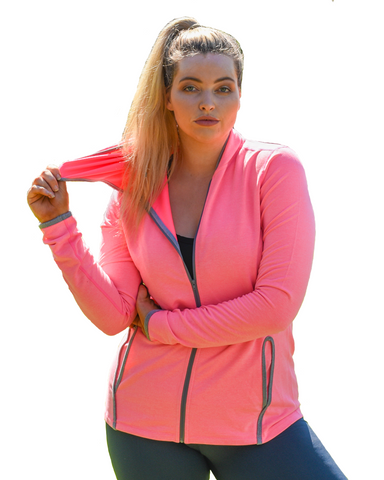 Curvy Chic Jacket Airlie Jacket - Pink