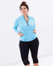 Stay Cool Long Sleeve Top - Blue - Be Activewear