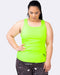 Action Back Tank - Lime - Be Activewear