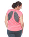 Curvy Chic Tanks Butterfly Tank - Pink