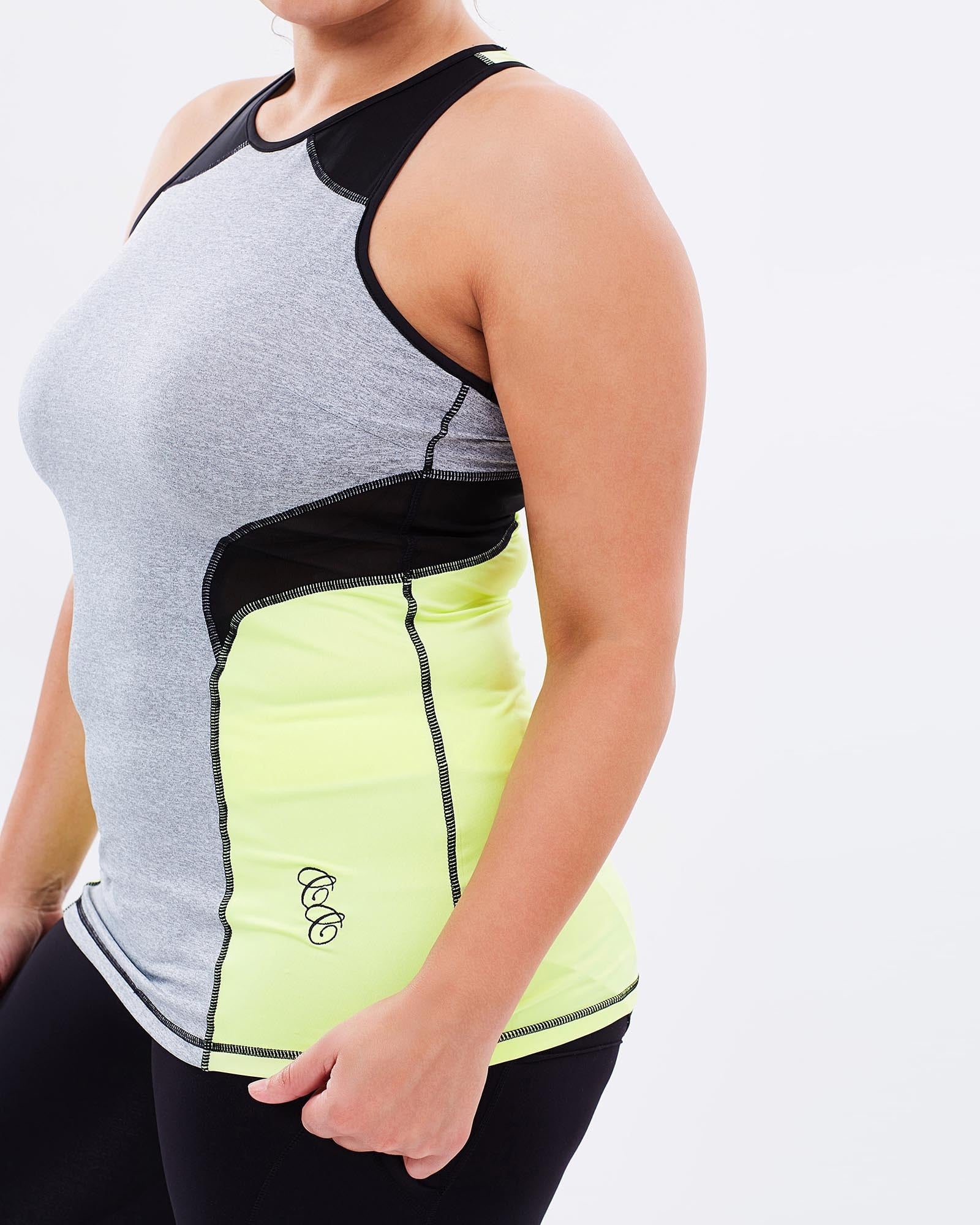 Tempo Tank - Green - Be Activewear
