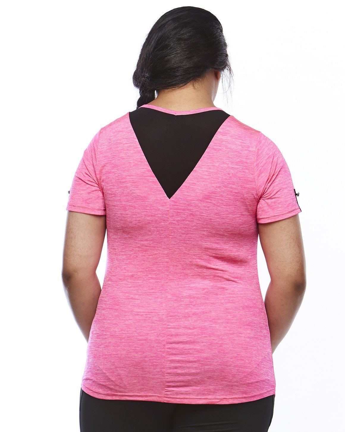 Zest Short Sleeve Shirt - Pink - Be Activewear