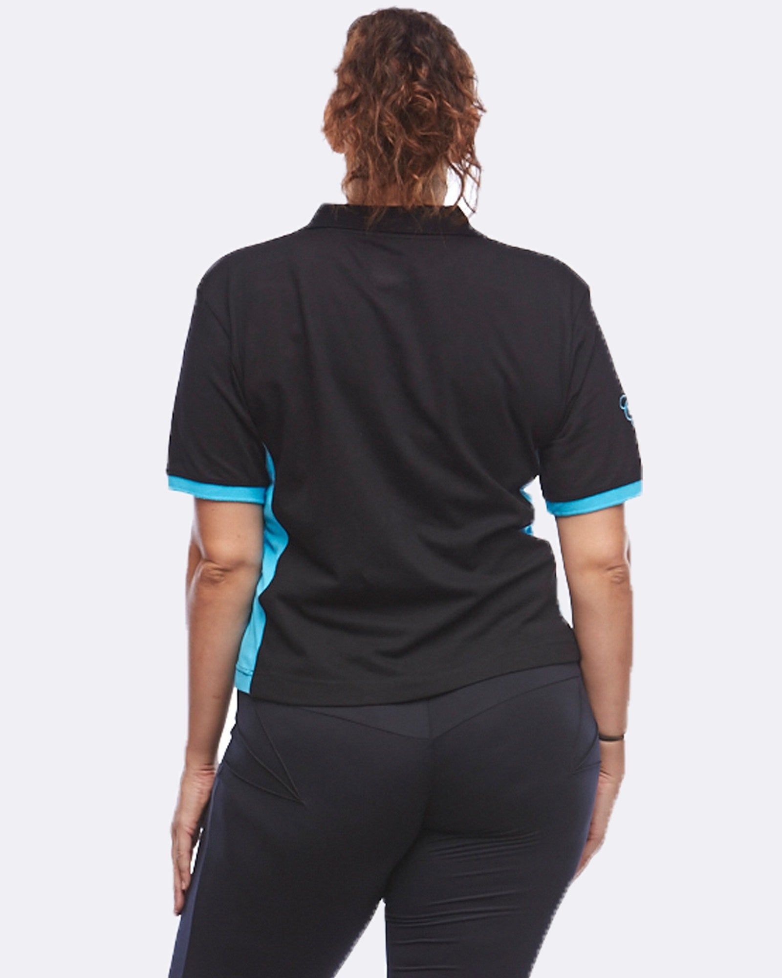EQ Polo - Black / Cobalt - Be Activewear