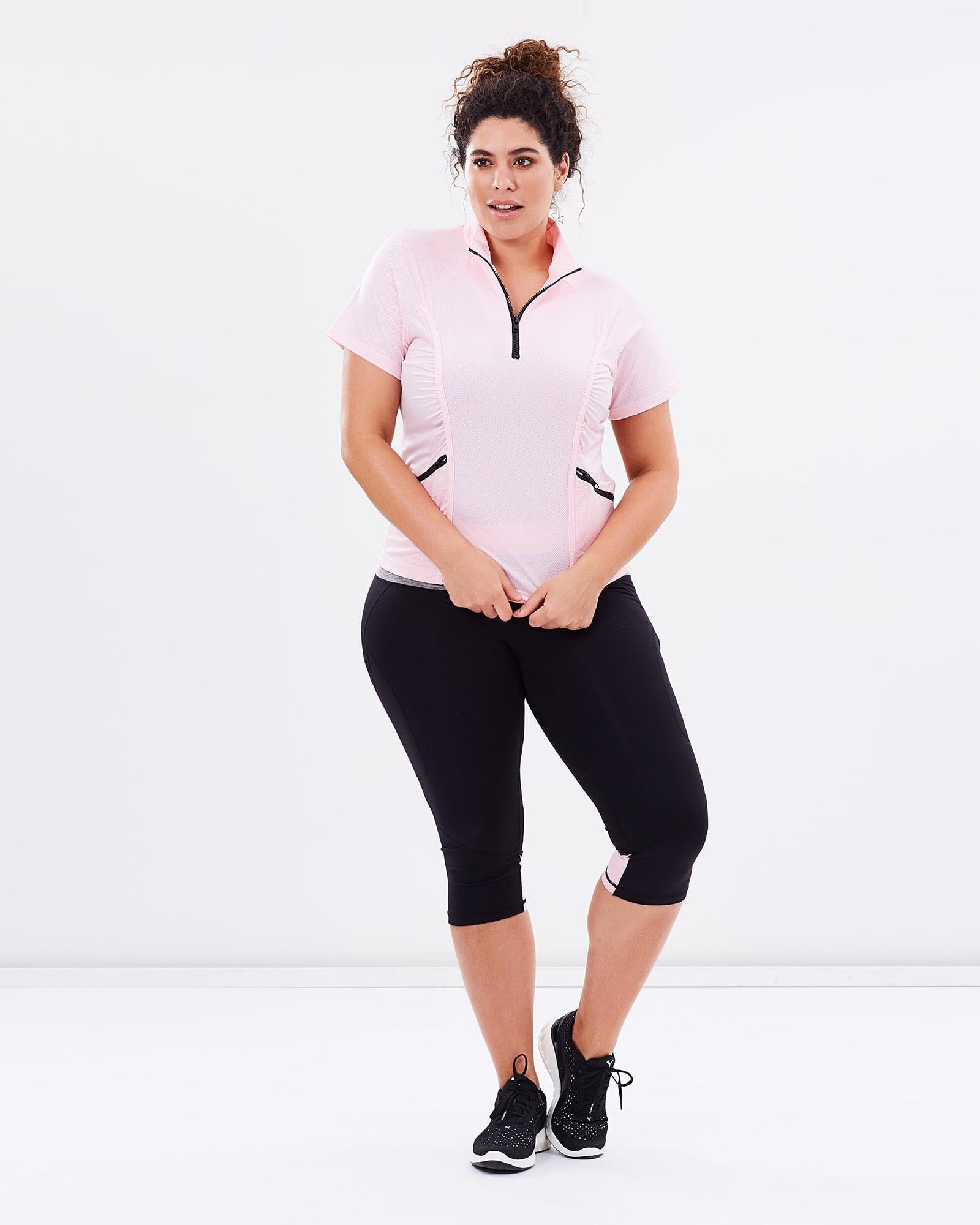 Stay Cool Short Sleeve Top - Blush - Be Activewear